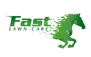 Fast Lawn Care Landscaping & Gardening Logo Design