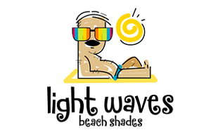 Light Waves Lens & Optics Logo Design