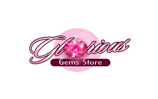 Glorious Gems Store Luxury Goods & Jewellery Logo Design