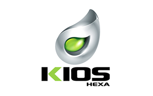 KIOS Hexa Masculine Logo Design