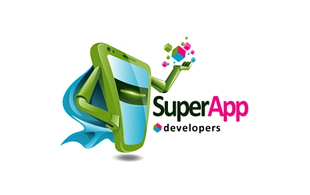 Super App Mobile APP & Web Development Logo Design