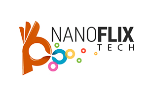 Nanoflix Tech Nanotechnology Logo Design