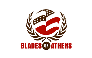 Blades of Athens Politics Logo Design