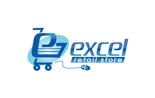 Excel Retail Store Retail & Sales Logo Design