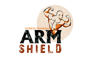ARM Shield Retro Logo Design