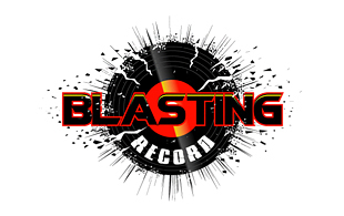 Blasting Record Rugged Logo Design