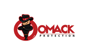 Omack Protection Security & Investigations Logo Design