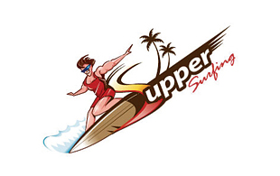 Upper Surfing Sports & Athletics Logo Design