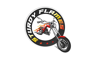 Sturdy Flames Sporty Logo Designs