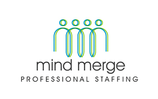 Mind Merge Hub Staffing and Recruiting Logo Design