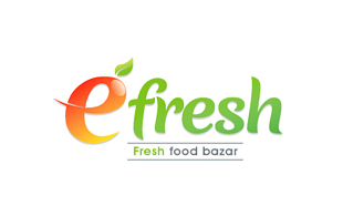 E-Fresh Supermarkets & Malls Logo Design