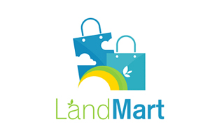 Land Mart Supermarkets & Malls Logo Design