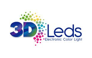3D Leds Textual Logo Design