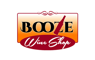 Booze Wine Shop Wine & Spirit Logo Design